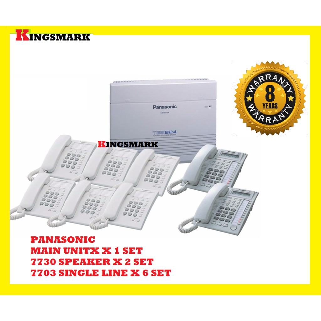 FULLSET PANASONIC KXTES824 HYBRID KEYPHONE SYSTEM Shopee Malaysia