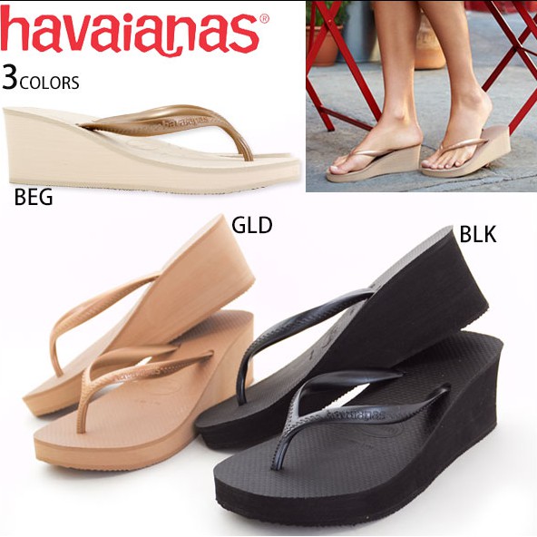 havaianas high heel flip flops