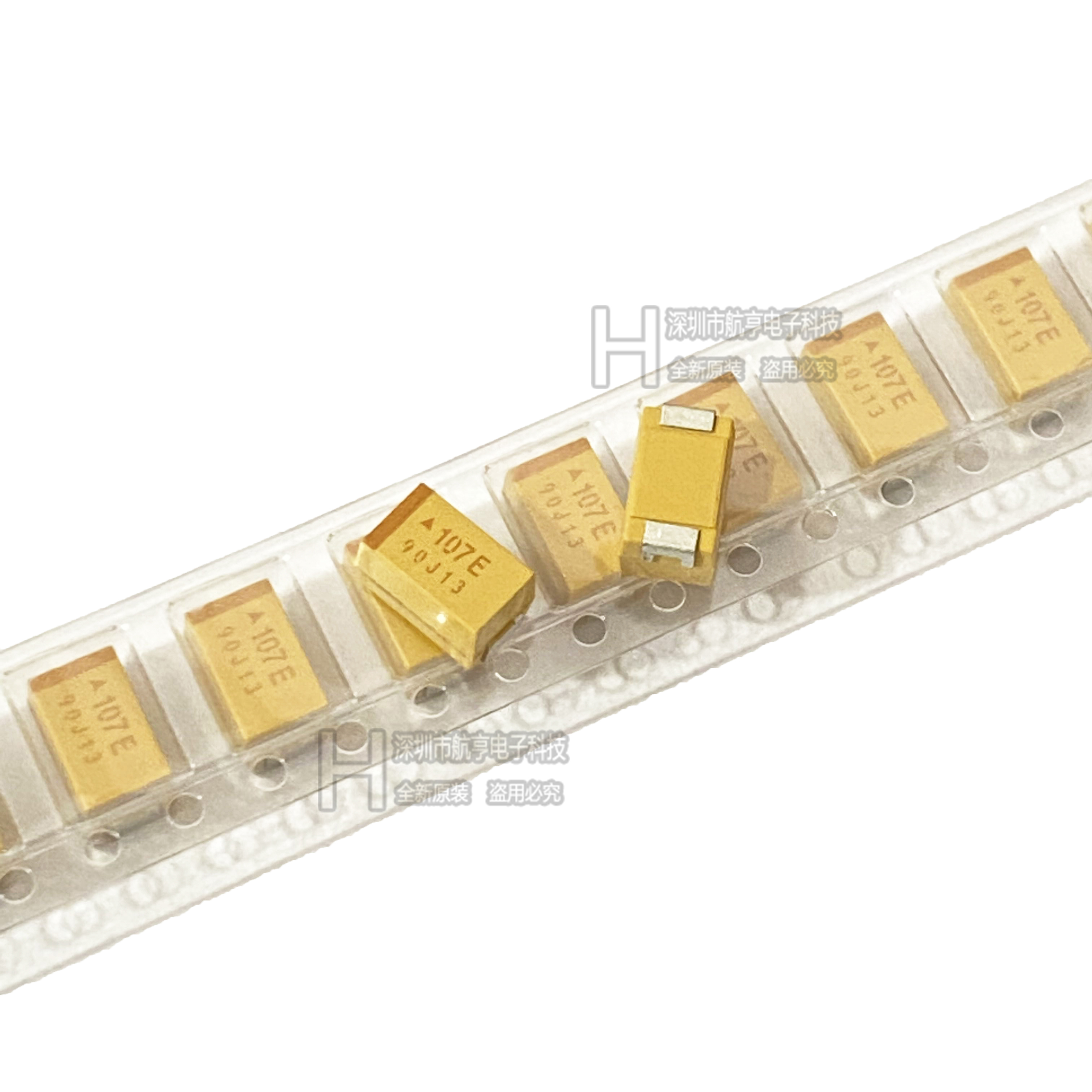 Condensateur Tantalum SMD 6.3V 680µF – Réf 7343 Type D 687J, Neuf En Emballage