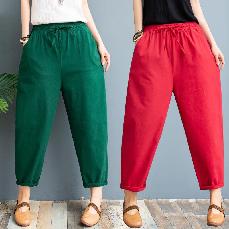 plus size long pants