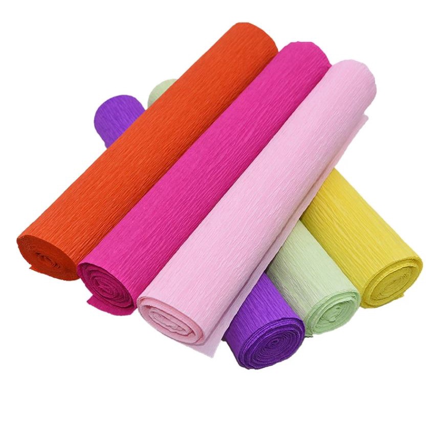 CREPE PAPER ROLL 2.5M 1 Roll Crepe Paper Gift Wrapping Hantaran