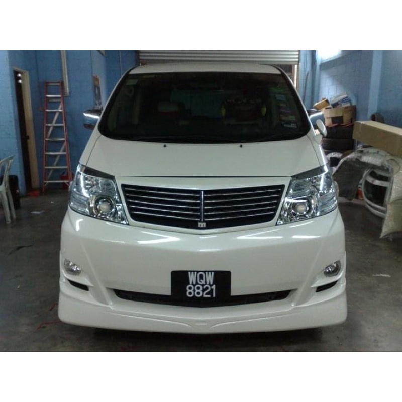 Toyota alphard anh10 LX MODE front skirt lip skirting 2005 2006 2007