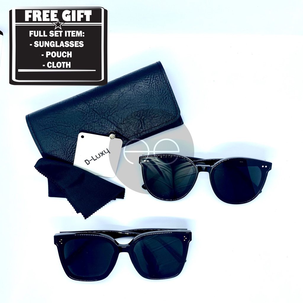 D-Luxy Fashion Sunglasses / Bingkai Cermin Mata Hitam