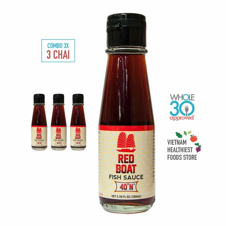 Red Boat fish sauce 40n natural protein (3 bottles 100ml) Shopee Malaysia