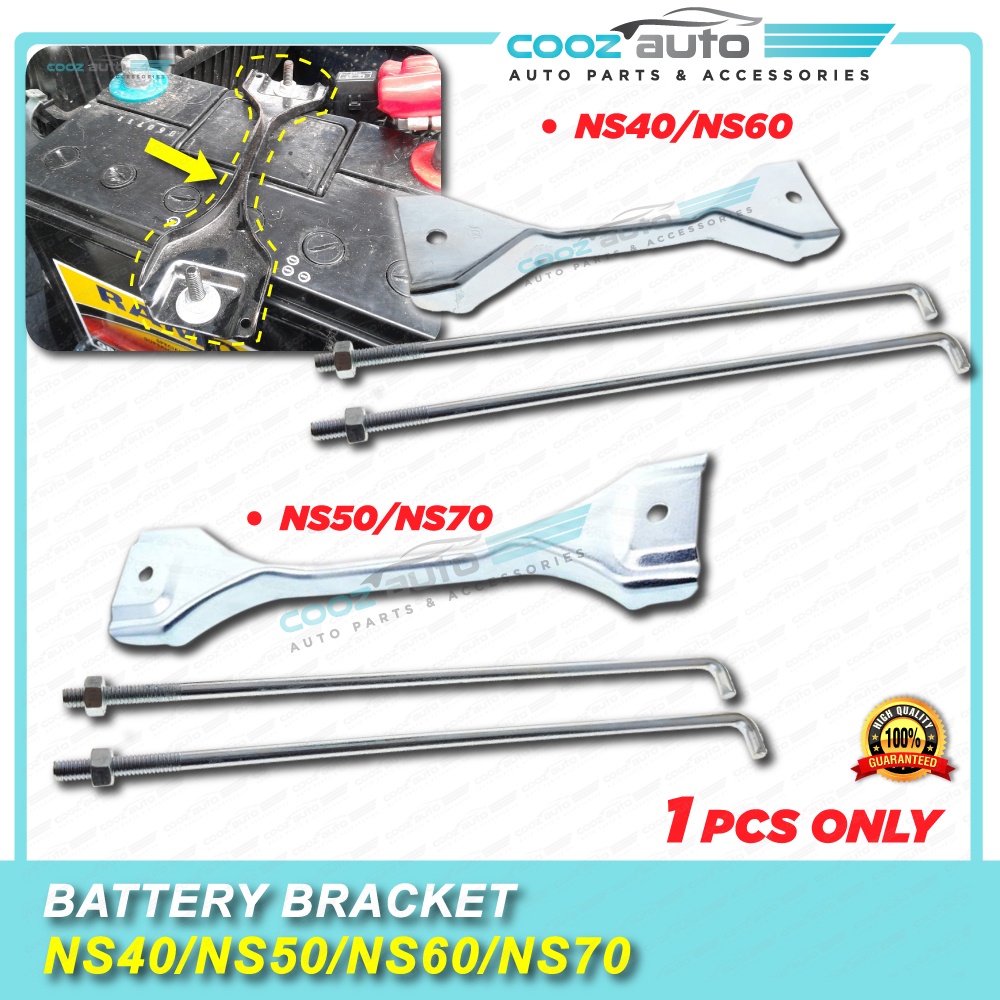 Universal NS40 NS60 NS50 NS70 Car Battery Bracket Holder Besi Pengikat