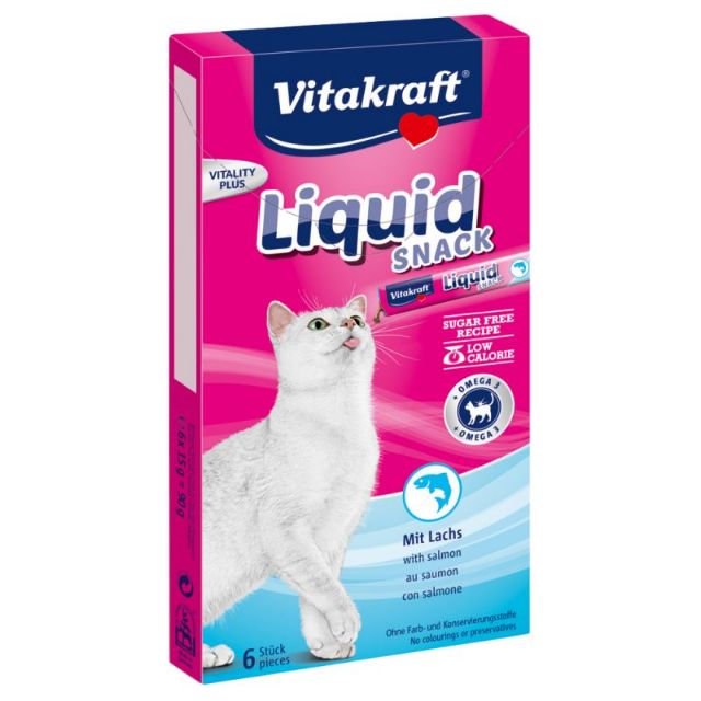 Vitakraft Liquid Snack For Cat Treat Snek Kucing Kitten Shopee