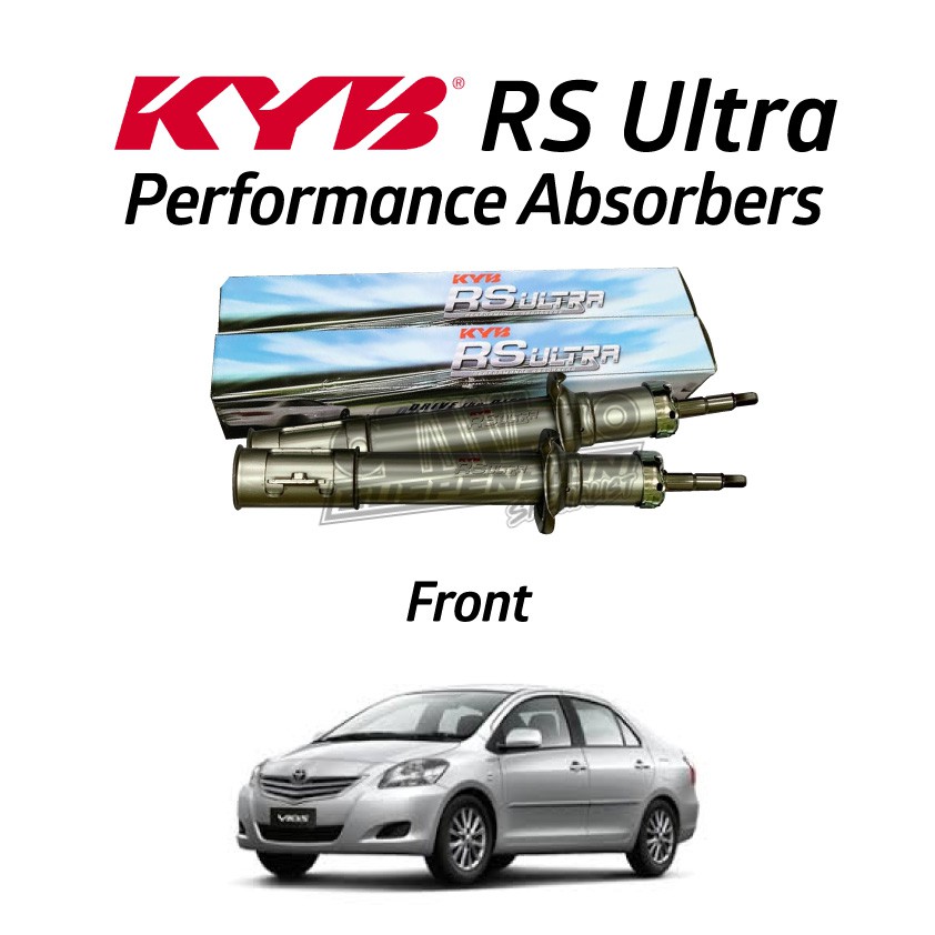 Shop Malaysia Vios Ncp93 08 2013 Absorber Front 1set 2pcs Kyb Rs Ultra Heavy Duty Original Suspension Shock Absorber Kayaba Toyota Shopee Singapore