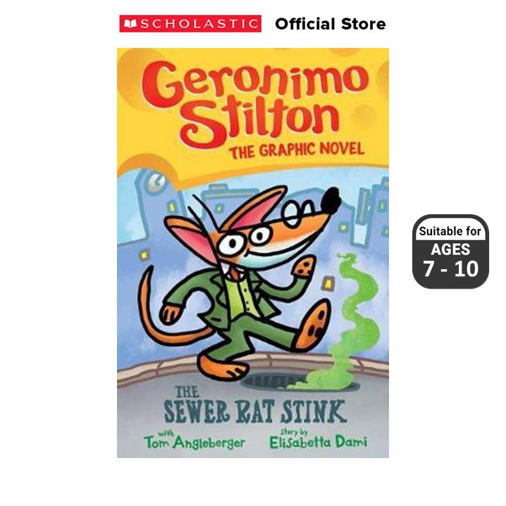 Geronimo Stilton Graphic Novel 1 The Sewer Rat Stink Isbn 9781338587302 Shopee Malaysia