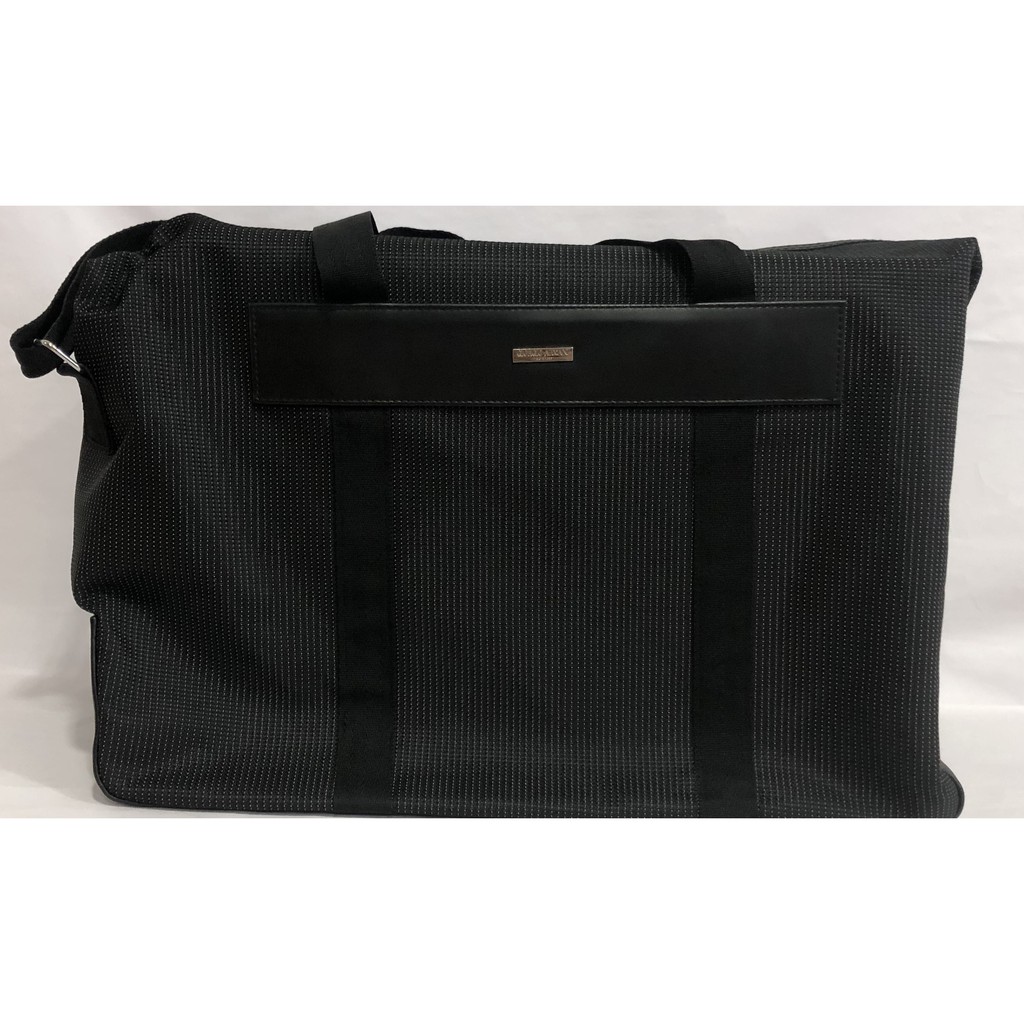 Sold Out)Giorgio Armani Parfums Black Fabric Duffle Bag Perfect Size For  Weekend Getaway | Shopee Malaysia