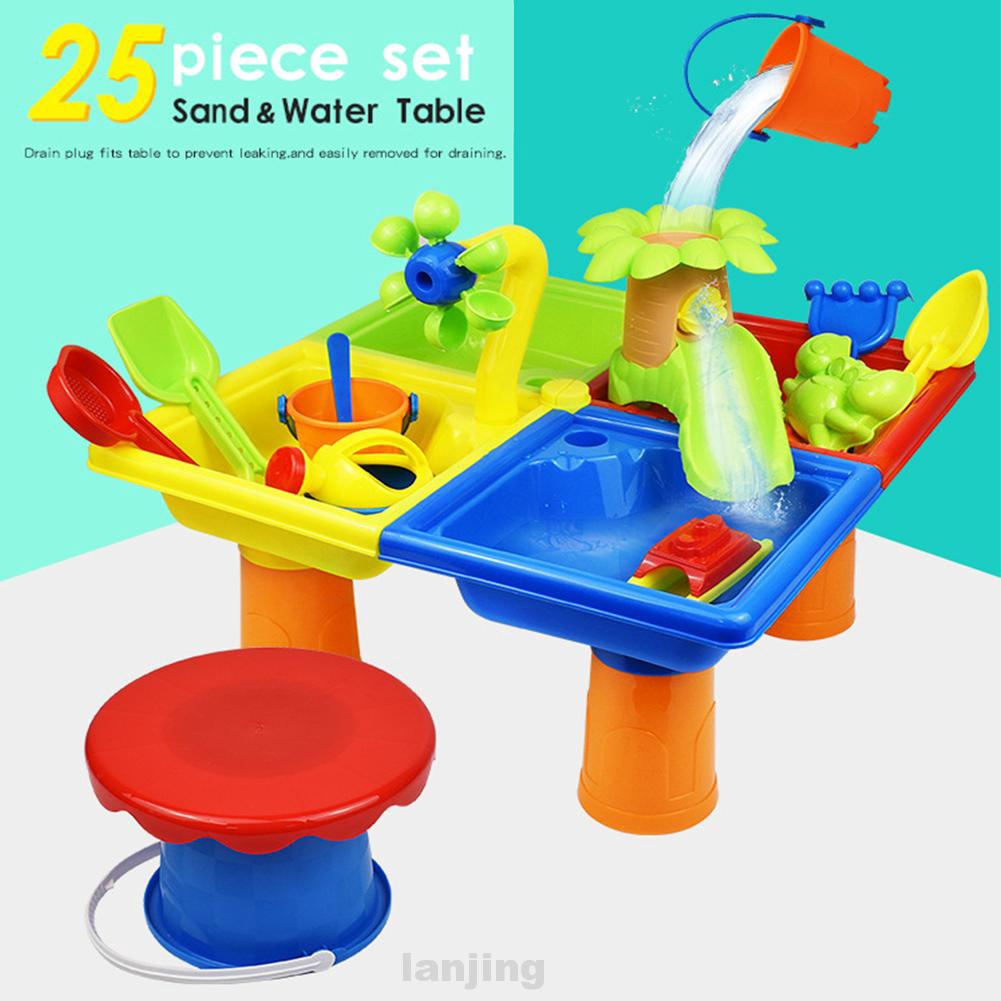 kids sand and water pit