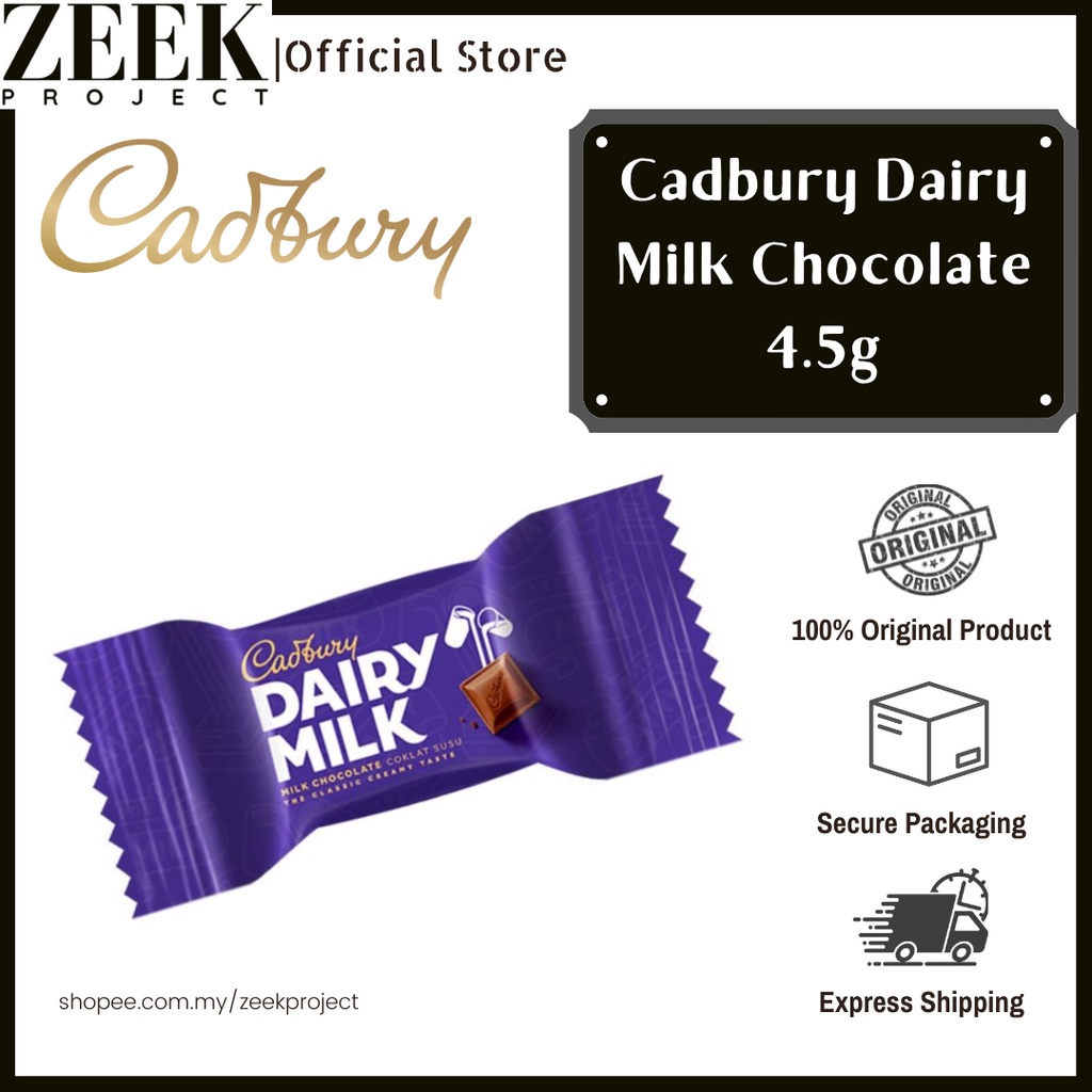 Cadbury Dairy Milk Mini 4.5g Shopee Malaysia