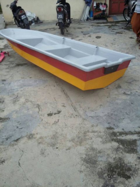 Boleh Deposit Dulu Boat Fiberglass Murah Sampan Perahu Shopee Malaysia