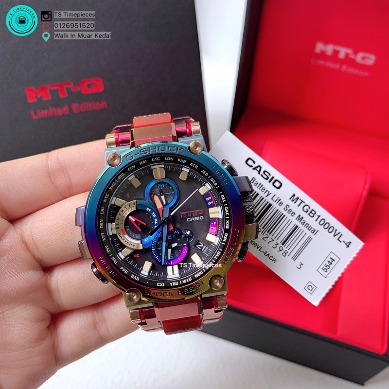 Asia Set G Shock Mtg B1000vl 4a Mtg B1000vl Mtg B1000 Shopee Malaysia