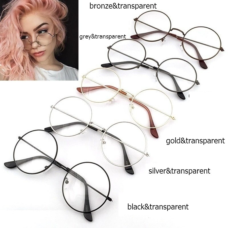 retro round glasses
