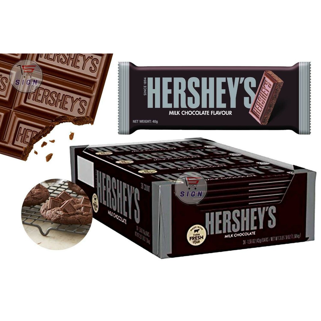Buy Hershey S Bar Chocolate 40g Creamy Milk Cookies N Cream Seetracker Malaysia