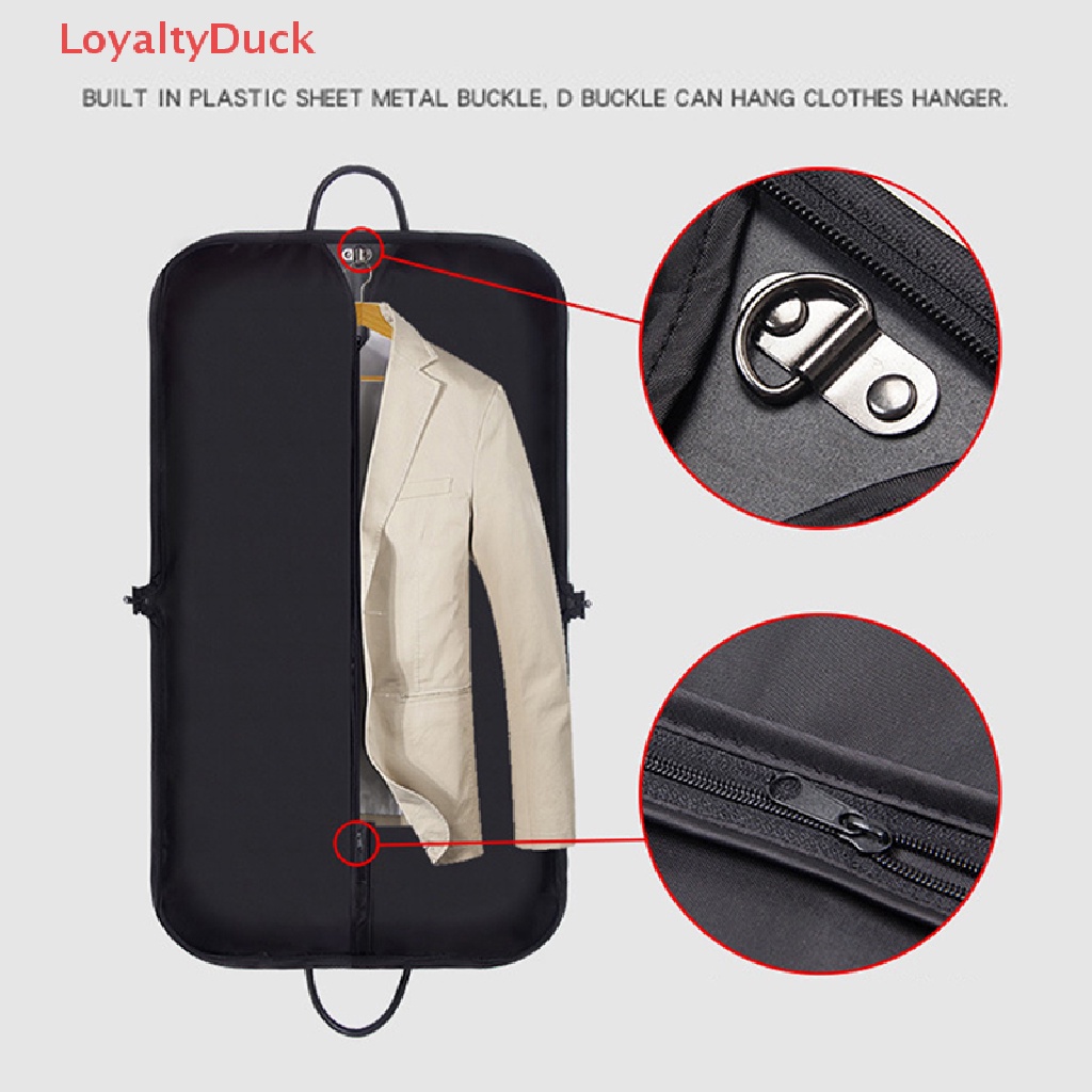 [LoyaltyDuck] Clothing Garment Storage Bags Men's Dust Covers Hanger Organizer Household Merchandises Portable Travel Suit Coat Accessories Coming