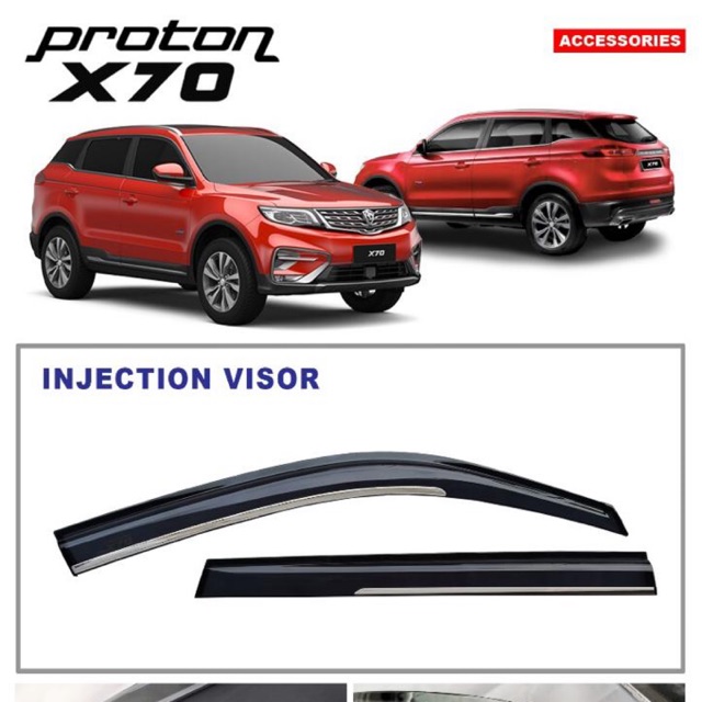 proton x70 door visor