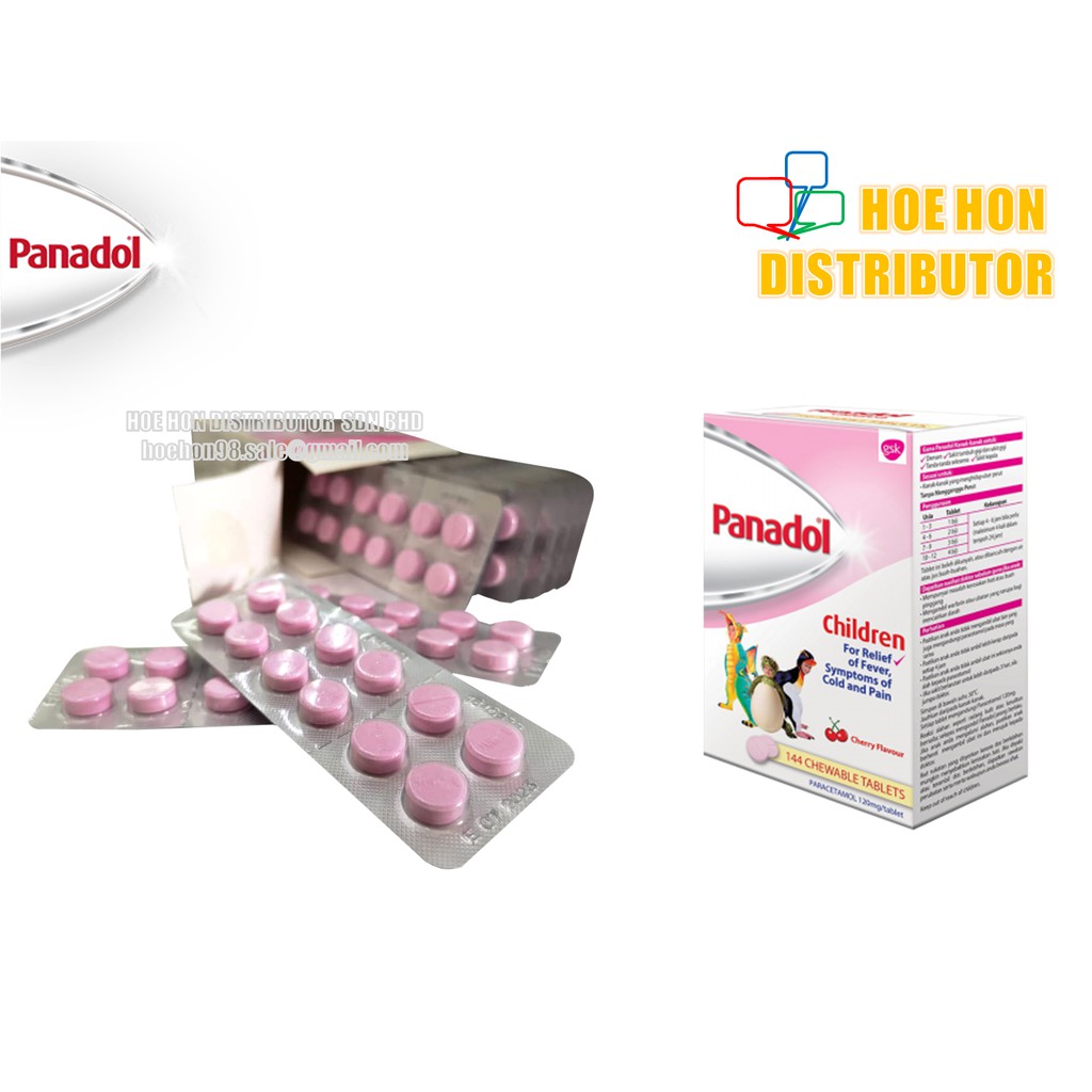 Panadol Chewable Fever Tablet For Children 12 Tablets Strip