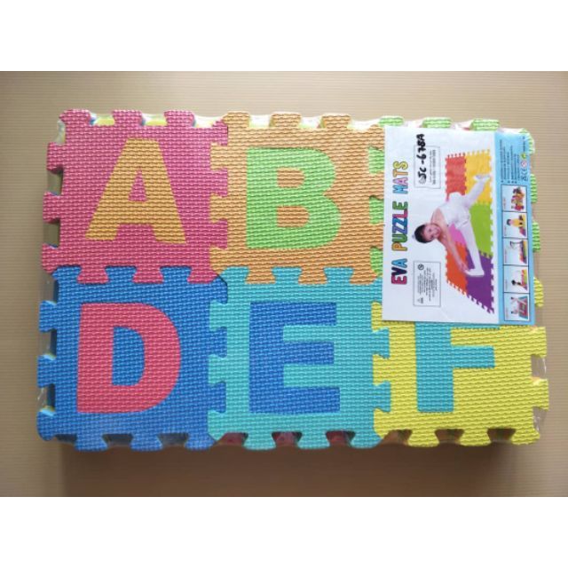 Large Abc Puzzle Mats 36pcs A Z 0 9 Shopee Malaysia