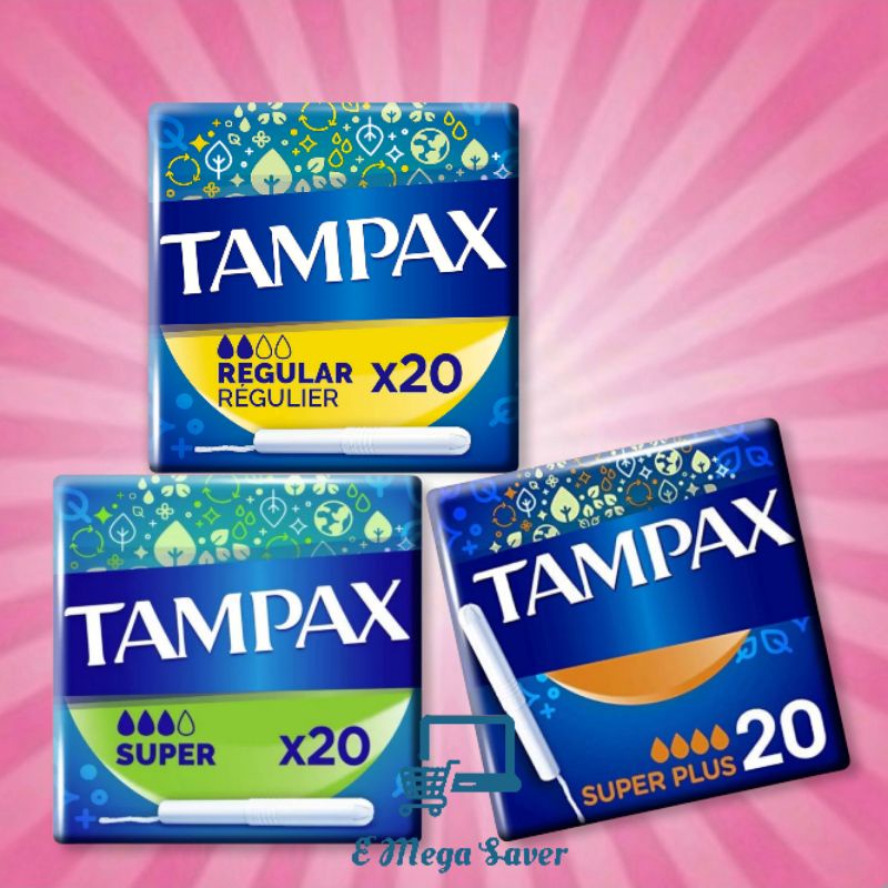 🇬🇧Tampax Applicator Tampons (20pieces) Shopee Malaysia