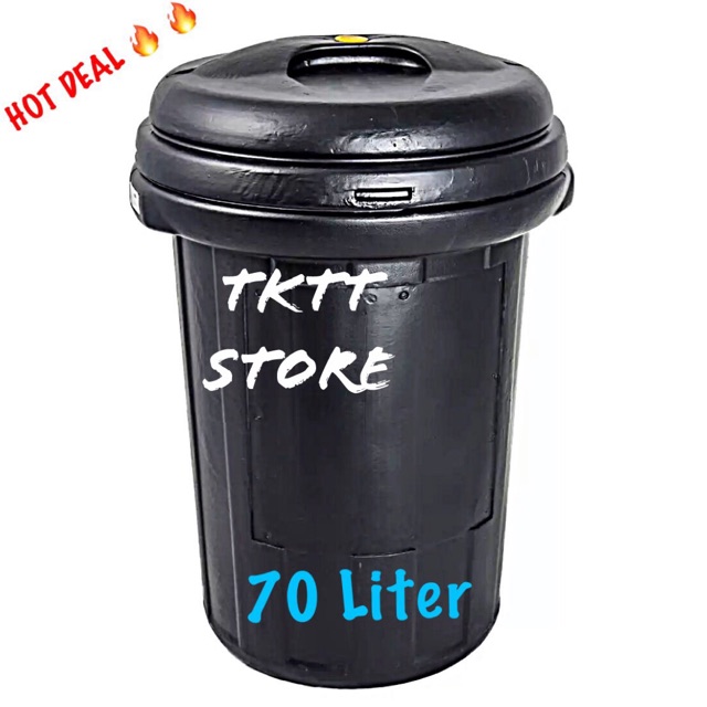 TKTT 70 Liter Mapo Fiber Dustbin Unbreakable Bin Heavy 