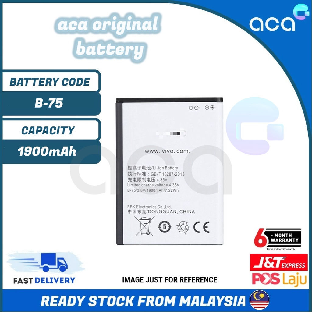 ACA Compatible Battery for VIVO Y15 Y21 Y22 Y25 B-75 with 6 Month ...