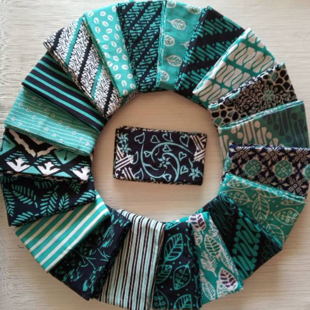 HIJAU Batik Fabric CAP GARUTAN Green Color TOSKA IJO TOSCA PASTEL ...