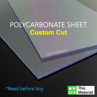 Pc Sheet 3 Mm A4 Pc Sheet Polycarbonate Sheet Shopee Malaysia