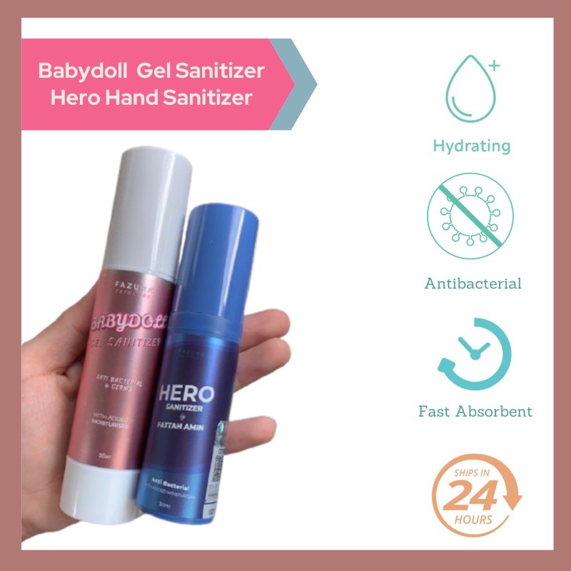 FAZURA Babydoll Gel Sanitizer Fattah Amin Hero Hand Sanitiser