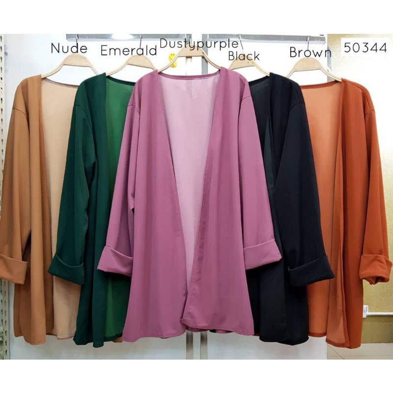 CARDIGAN LABUH FIT TO XL | Shopee Malaysia