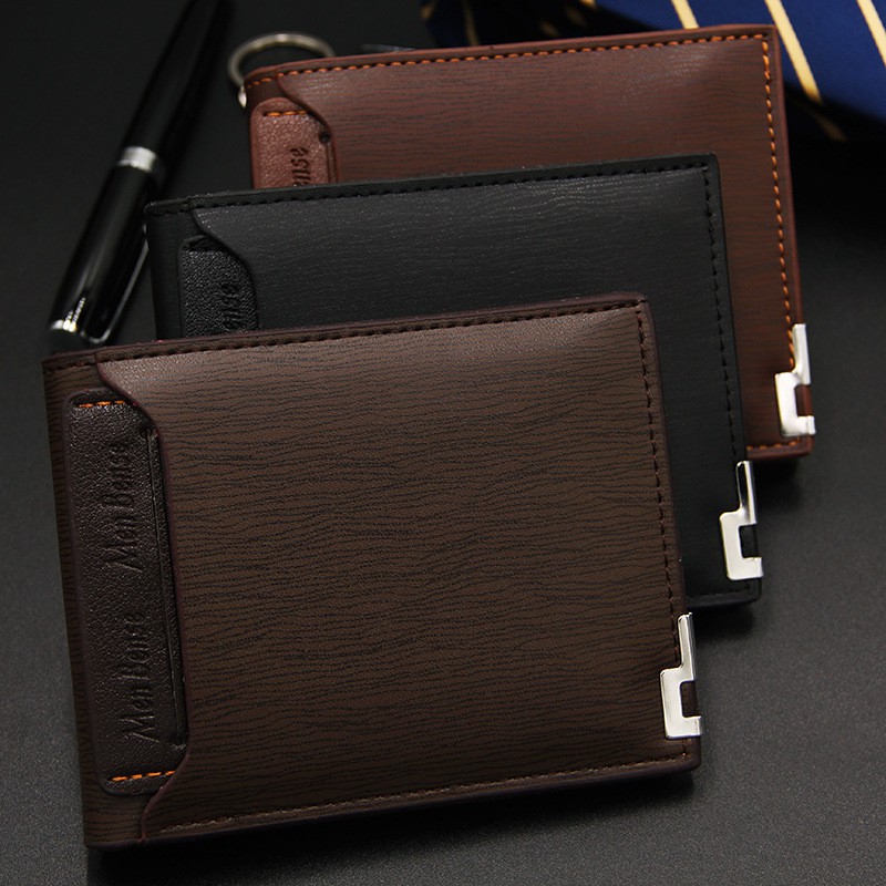 Korean New Fashion Design Men Pu Leather Wallet, Extra Capacity Leather ...