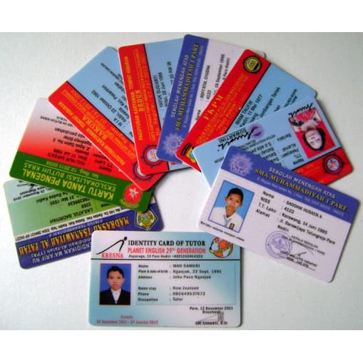 Id Card, Student Card, Student Card, Santri Card, Member Card, Parking ...