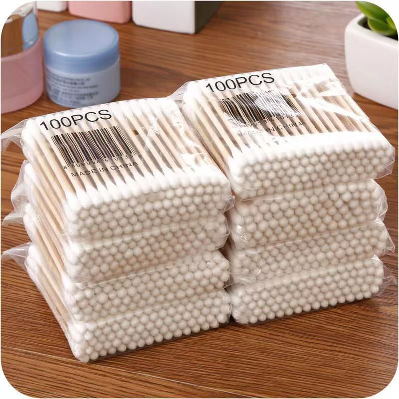 【Ready stock】双头棉花棒/cotton swabs/100pcs