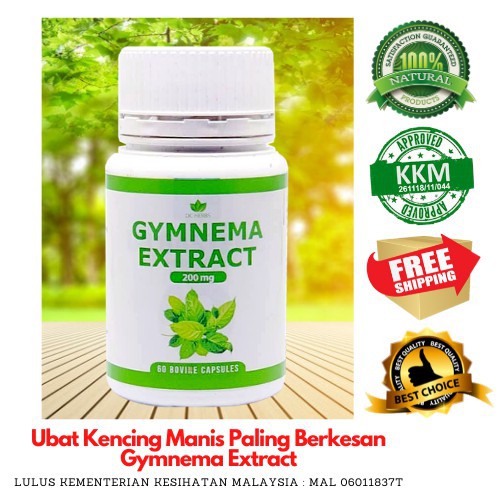 Ubat Kencing Manis Dan Kebas Saraf Berkesan Gymnema Extract Shopee Malaysia