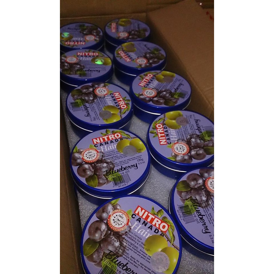 Pomade Nitro Canada Hair Wax With Olive Oil Shopee Malaysia