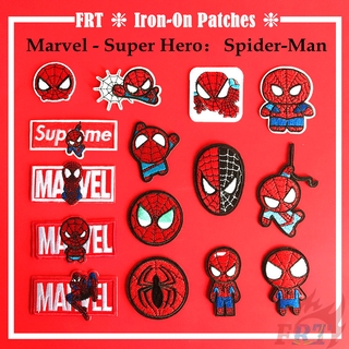 ☸ Marvel - Super Hero：Spider Man Series 02 Iron-on Patch ☸ 1Pc Diy Iron on Sew on Badges Patches