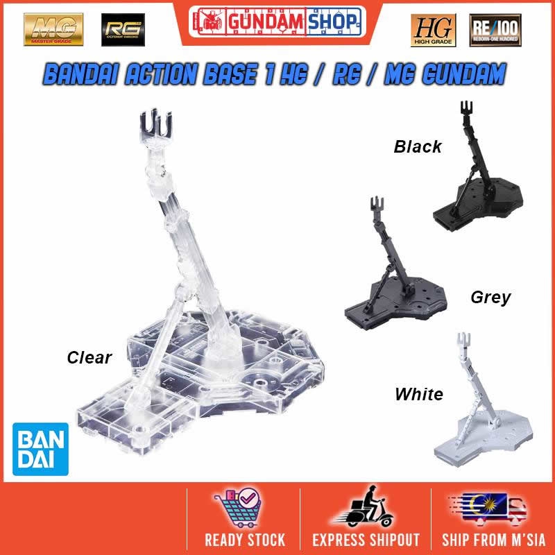 Dolity 4x Anime Action Base Stand PVC For 1/100 1/144 Gundam Figure Model SD BB Toy 