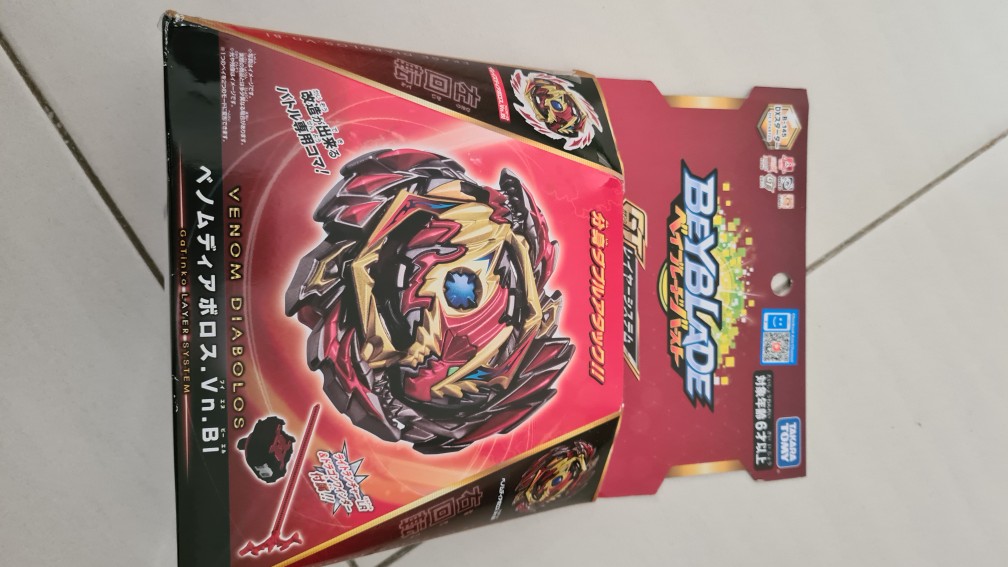 Takara Tomy Beyblade Burst Gt B 145 Dx Starter Venom Diabolos Vn Bi Shopee Malaysia