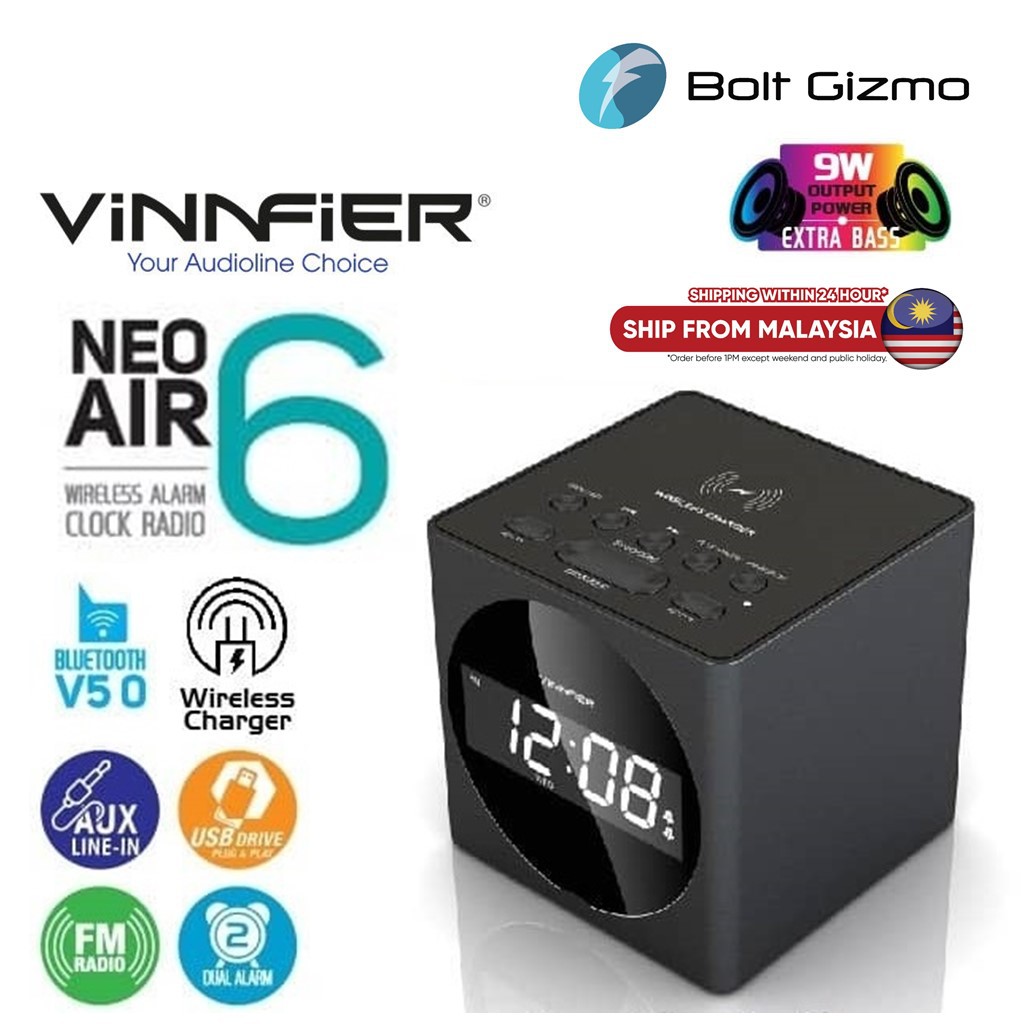 VINNFIER Neo Air 6 Portable Bluetooth Speaker with Wireless Charging