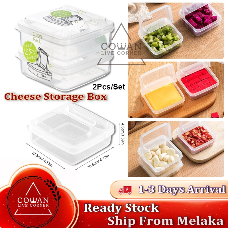 Cheese Slice Storage Container Refrigerator Special Onion Ginger Garlic ...