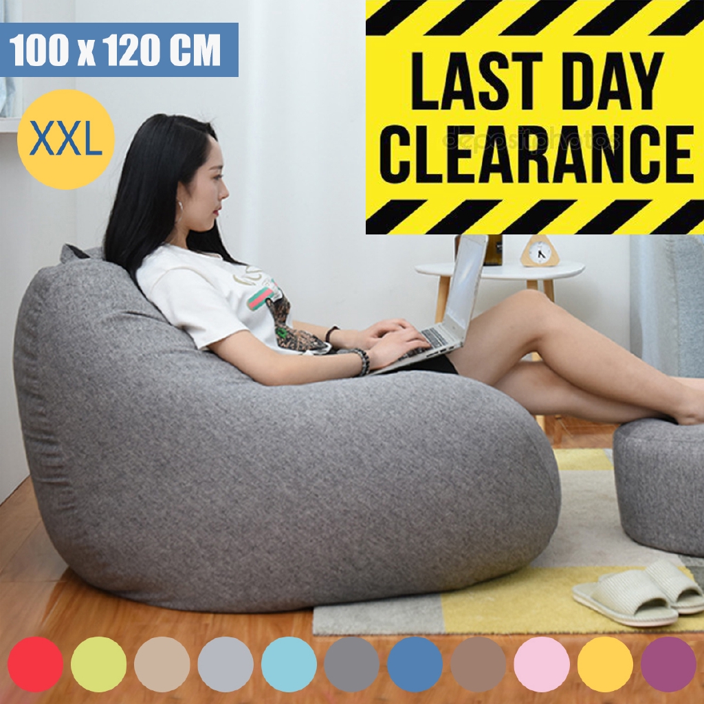 Best And Hot Shouse Dorm Chair Beanless Bean Bag Lounge Inflatable Seat Gaming Room Big Lounger New Shopee Malaysia