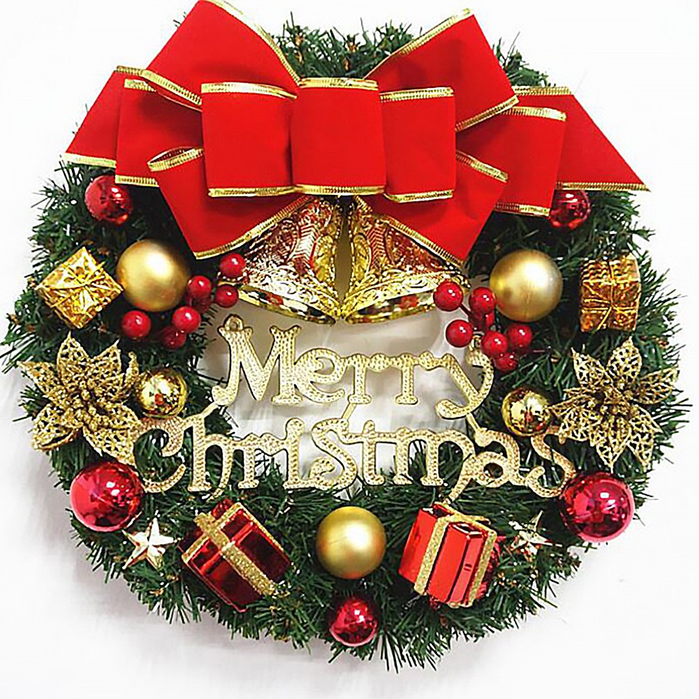 Christmas Wreath Christmas Garland With Battery Operated Christmas