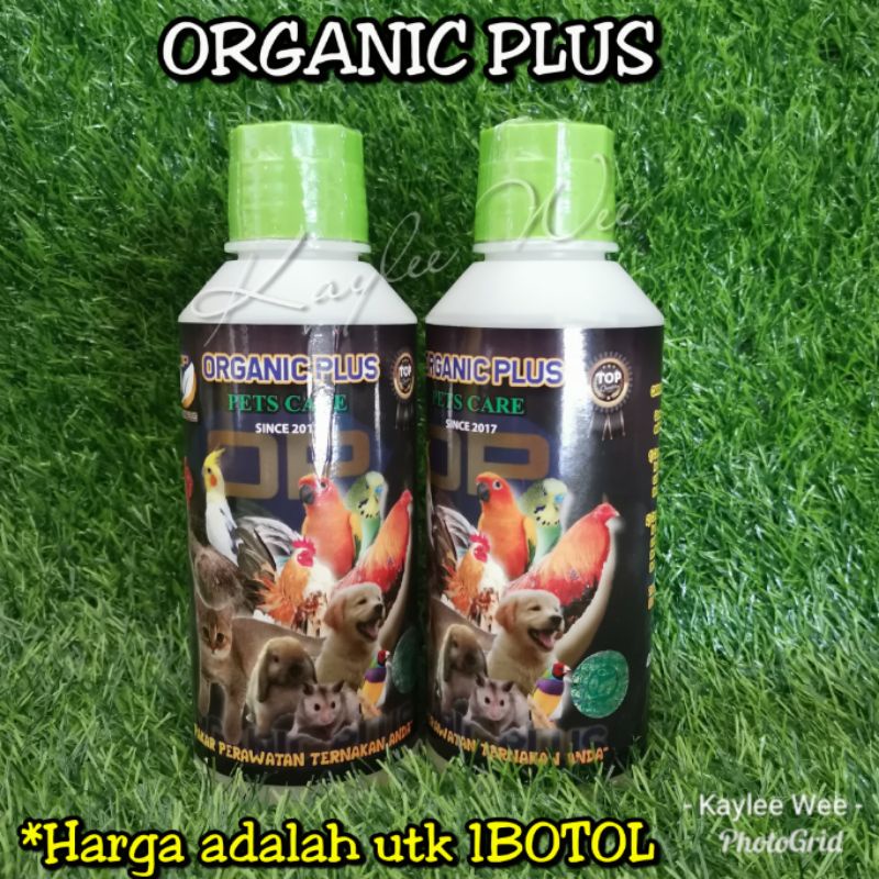 ORGANIC PLUS - SUPPLEMENT TERNAKAN ,VITAMIN Haiwan,MENCEGAH HAMA VIRUS KADANG.untuk Burung,Kucing,semua Haiwan.code 0119