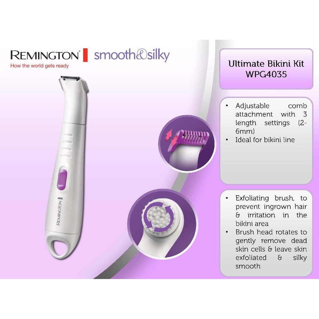 remington smooth and silky ultimate bikini kit