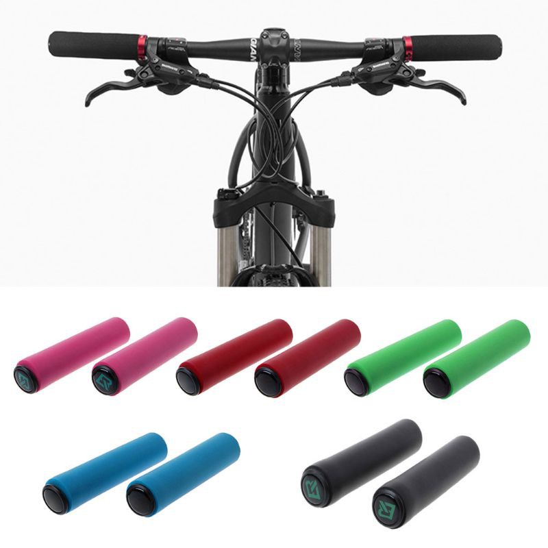Bike Bicycle Grips MTB Silicone Sponge Soft Ultraigh Handlebar Grips bar ends mt