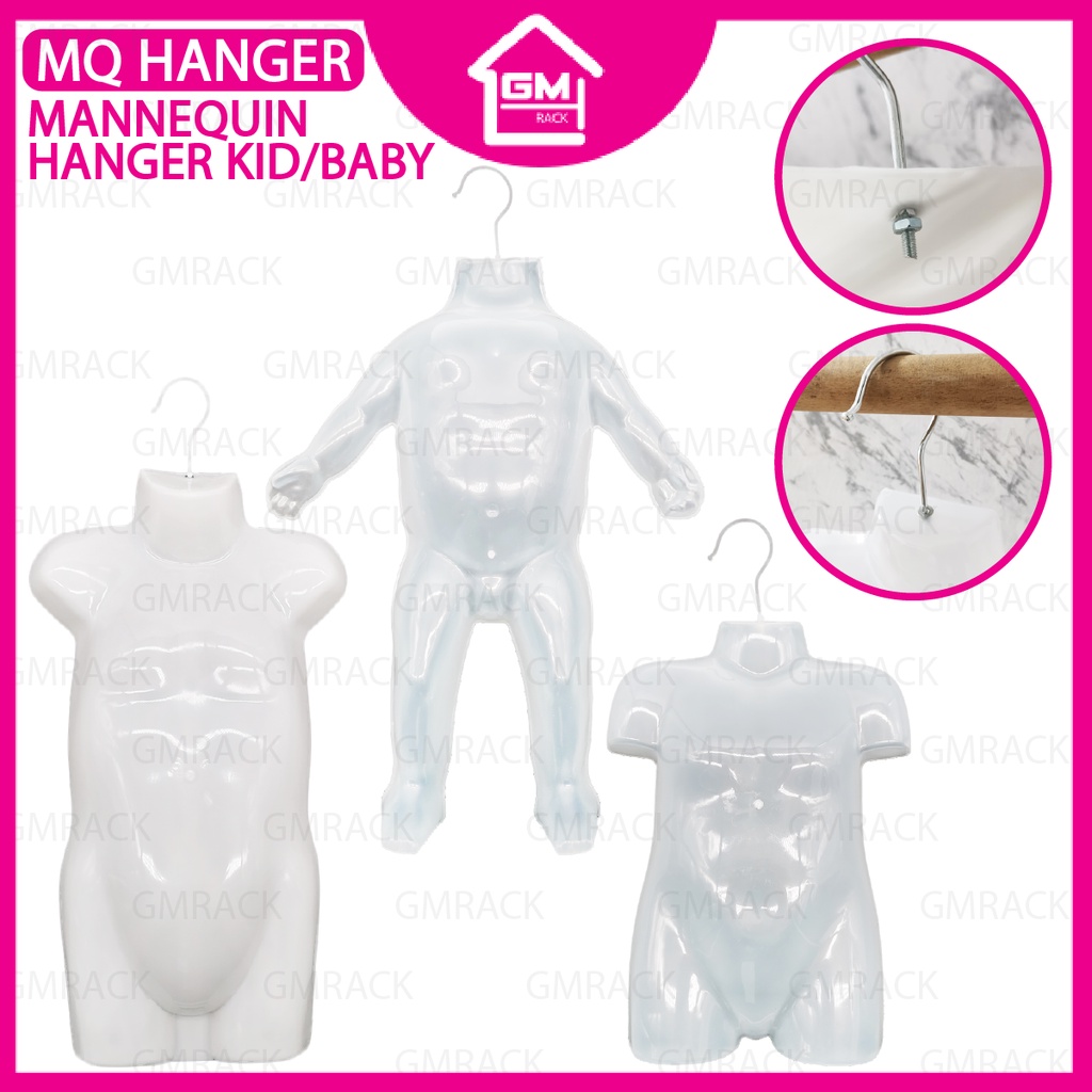 [GMRACK] MANNEQUIN BABY & KID WITH HANGER 3MONTH 6YEARS & ABOVE