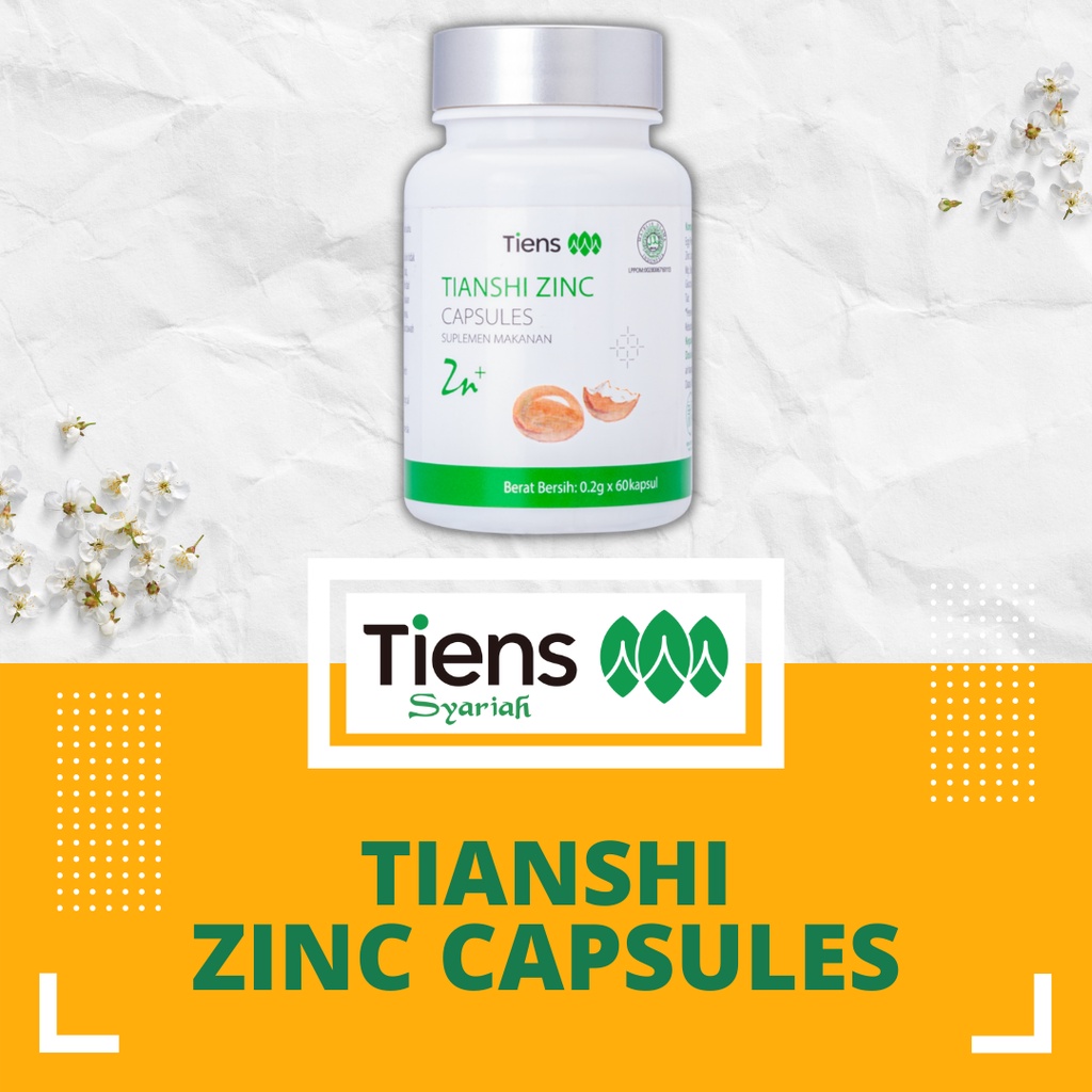 Zinc Original Tiens Seal (Zinc 60 Capsules) | Shopee Malaysia