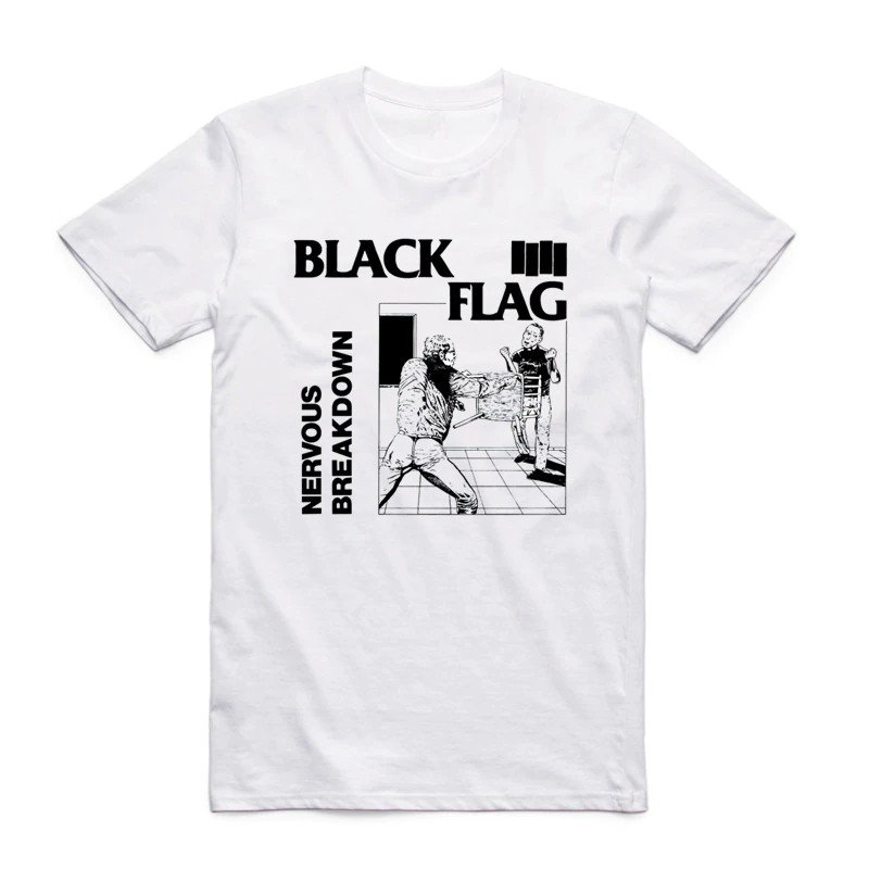 black flag band shirt