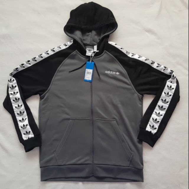 adidas side tape hoodie