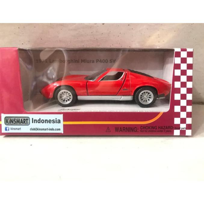 Diecast Kinsmart 1971 Lamborghini Miura P400 Sv | Shopee Malaysia